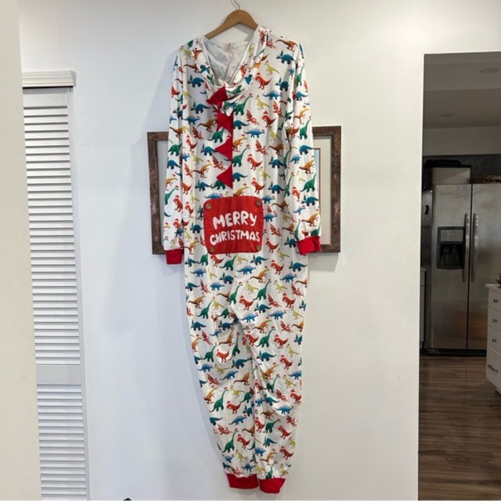 PatPat Men’s Pajamas Christmas Family Pjs Matching Set Dinosaur Costume - Picture 6 of 7